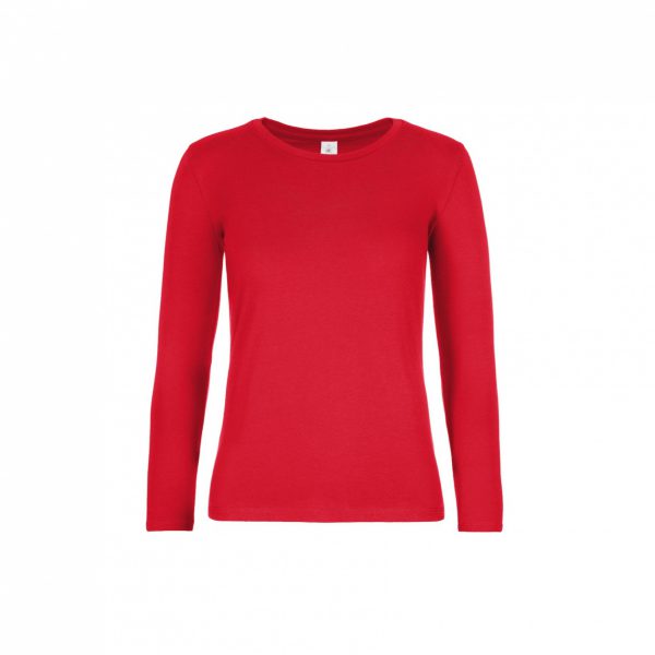 T-Shirt B&C Regular Fit Lange Mouwen Dames - Afbeelding 8